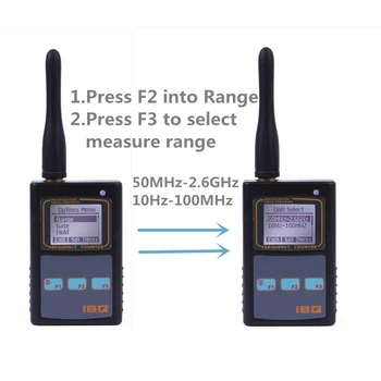 IBQ102 10 Гц-2-6 ГГц Двухсторонний радиочастотный измеритель Замена для частотомера Baofeng Yaesu Kenwood 5