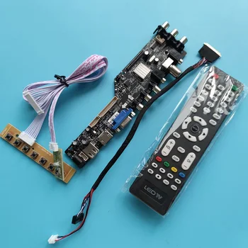 Комплект для платы контроллера LP156WH2-TLQ1/Q2/QA/RA цифровой 1366X768 HDMI-совместимый VGA AV светодиодный USB-телевизор 15,6 