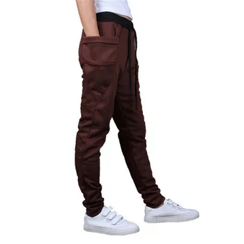 Повседневные брюки CUHAKCI, Джоггеры, повседневные мужские брюки в стиле хип-хоп, брюки с карманами, качественная верхняя одежда, спортивные брюки 2