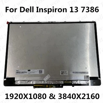 Оригинальный FHD IPS ЖК-дисплей со Светодиодной Панелью, Сенсорный экран, Дигитайзер, Стекло в Сборе с Рамкой для Dell Inspiron 13 7386 P91G P91G001