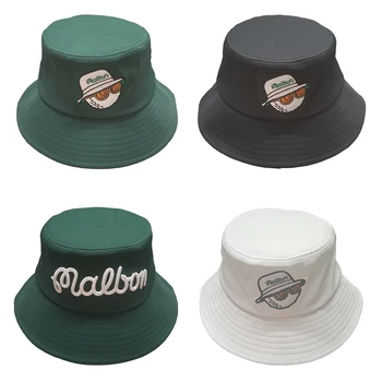 Новые шляпы для гольфа для мужчин и женщин, шляпа рыбака для гольфа, шляпа-ведро для гольфа с регулируемой ветрозащитной веревкой