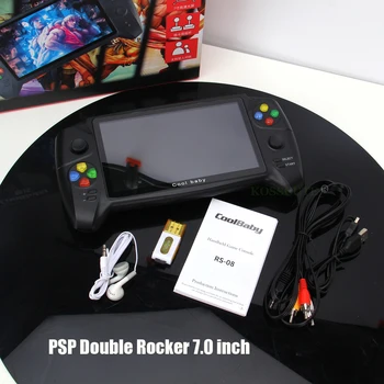 Coolbaby HD 7-дюймовая ретро портативная игровая консоль с множеством эмуляторов 48G 3000 игр двойной джойстик для ретро-игровой консоли GBA NES