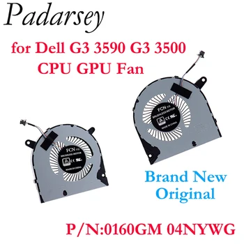Pardarsey DC 5 В/0.5A Вентилятор охлаждения процессора 4NYWG 04NYWG Вентилятор охлаждения графического процессора Комплект 160GM 0160GM для Игрового ноутбука Dell G3 3590 G3 3500 P89F