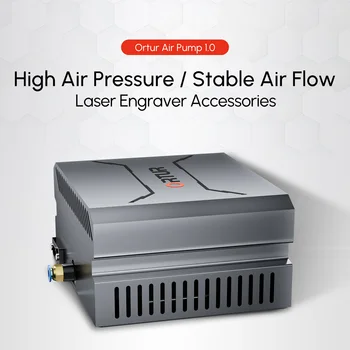 Высокоскоростной насос-компрессор 220V Air Assist Регулируемый поток воздуха Совместим с лазерными граверами Малошумная модернизированная насадка