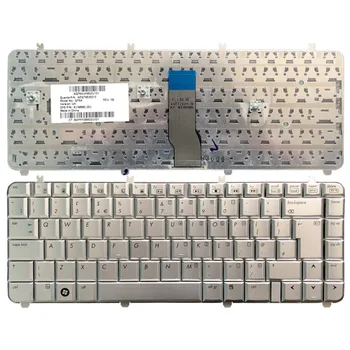 Новая клавиатура для ноутбука HP QT6A TEQT6E00210 9J.N8682.J0U серебристого цвета в Великобритании