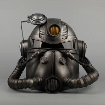 Игровой Шлем Power Armor, Носимый Шлем T-51, Косплей, Выпадающий Шлем ручной работы для взрослых, реквизит для Хэллоуина 5