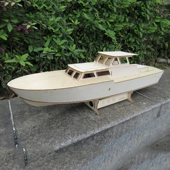 Модель лодки с дистанционным управлением Bellina Yacht DIY Электрическая Ручная Сборка Комплект деревянной модели лодки Набор игрушек для мальчиков