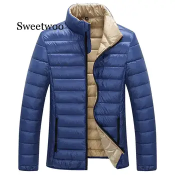 2020 Новые Модные Повседневные сверхлегкие мужские куртки, осенне-зимнее пальто, Мужская куртка, Мужские пальто