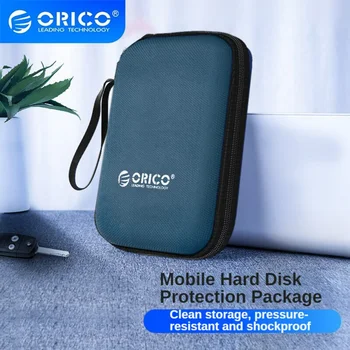 ORICO 2,5-дюймовый защитный чехол для жесткого диска ORICO, переносная сумка для жесткого диска для внешнего переносного жесткого диска, чехол для хранения, сумка для хранения Синий/красный/Черный