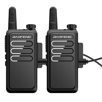 2шт baofeng R5 мини-рация BF-R5 USB Быстрое зарядное устройство BF-C9 400-470 МГц Портативный радиоприемник BFR5 Woki Toki двухстороннее радио