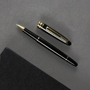 Высококачественная Модная Дизайнерская Цельнометаллическая Шариковая ручка с роликом, Роскошная ручка для письма, Офисные школьные принадлежности, Канцелярские принадлежности в подарок 0