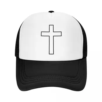 Классическая Христианская Религиозная Бейсболка с Иисусом для Мужчин И Женщин, Дышащая Католическая Шляпа Дальнобойщика с Крестом, Спортивная