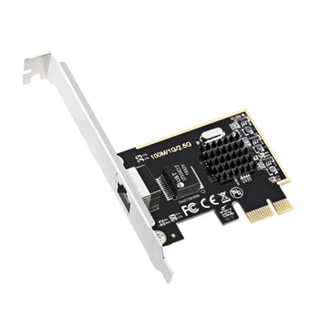 8125B PCI-E Гигабитная карта Ethernet 2,5 Гбит/с PCI-E Адаптер 2500/1000/100 М Высокая производительность Простота установки и использования 0