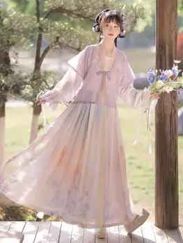 Женская одежда эпохи Мин в китайском стиле, традиционные костюмы Ханфу, китайское платье в стиле Ханфу, костюм Феи для Косплея на Хэллоуин HS39