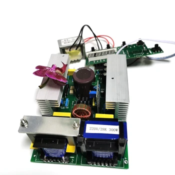 Печатная плата ультразвукового генератора мощностью 25 кГц 400 Вт для дисплея DIY Чистящей машины Опционально