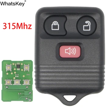 WhatsKey 3/4 Кнопки Автомобильный Сменный Дистанционный ключ Для Ford Escape Mustang Ranger Explorer 315/433 МГц Передатчик Бесключевого доступа
