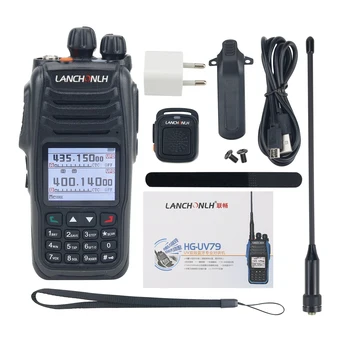 HG-UV79UV 10 Вт 5 Км Bluetooth Портативная Рация VHF UHF Радио Ручной Приемопередатчик с Авиационным Диапазоном