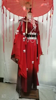 TGCF TianGuanCiFu Небесные Чиновники Благословляют Hua Cheng Cos Dress Hanfu Полный комплект Антикварной одежды Униформа Костюмы на Хэллоуин 1