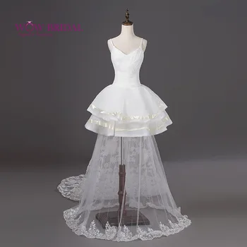 Wowbridal 2021, новое модное свадебное платье со шлейфом в виде русалки с открытой спиной и милым сердечком
